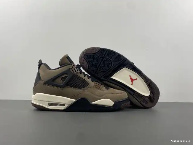MaikeSneakers AJ4-882335 4 Brown x TS Scott Air Retro Travis Jordan 0605